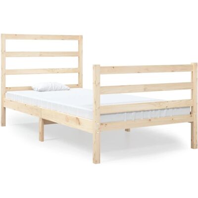 vidaXL Sängestomme luonnollisesta männystä 90x190 cm - Sängestomme vidaXL Sängestomme luonnollisesta männystä 90x190 cm - Sängestomme