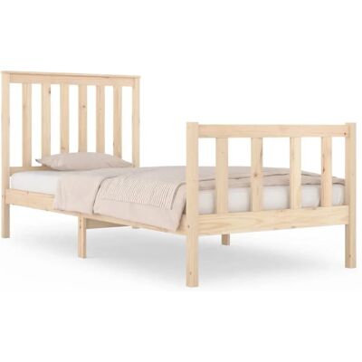 vidaXL Sängram Brun 75x190 cm - Sängram vidaXL Sängram Brun 75x190 cm - Sängram
