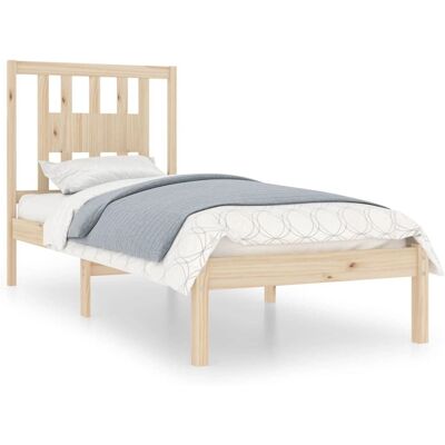 vidaXL 3104028 Bettgestell - 90 x 190 cm - Bettunterlage - Massivträ vidaXL 3104028 Bettgestell - 90 x 190 cm - Bettunterlage - Massivträ