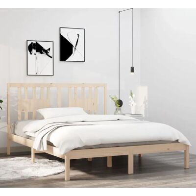 vidaXL Massivholzbett Kiefer 160x200cm - Bett vidaXL Massivholzbett Kiefer 160x200cm - Bett