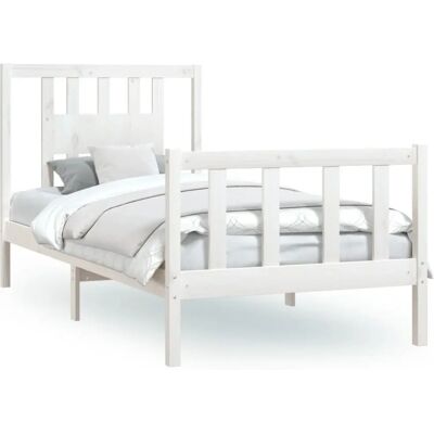 vidaXL 3104099 Bettgestell - Unterstützung 120x190cm, Holz, mit Kopfteil vidaXL 3104099 Bettgestell - Unterstützung 120x190cm, Holz, mit Kopfteil