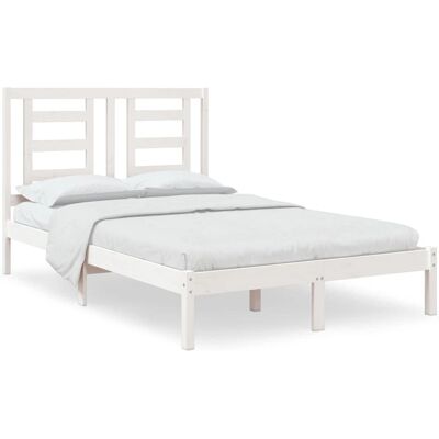 Struttura letto in pino bianco 120x200cm - Tipo di letto Struttura letto in pino bianco 120x200cm - Tipo di letto