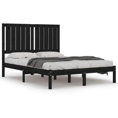 vidaXL Bettgestell - 3104397 - Modernes Holzbett für 140x190 cm Matratze vidaXL Bettgestell - 3104397 - Modernes Holzbett für 140x190 cm Matratze