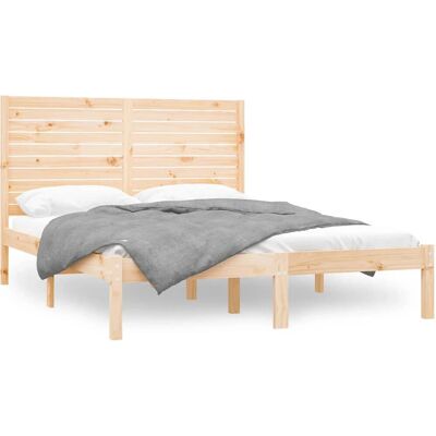 vidaXL 3104613 Sänkykehys - Massiivipuiset mäntypuut - Ruskea vidaXL 3104613 Sänkykehys - Massiivipuiset mäntypuut - Ruskea