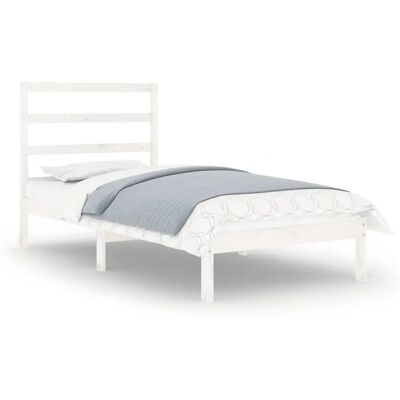 vidaXL 3104899 Bettgestell - Weiß - Einzel vidaXL 3104899 Bettgestell - Weiß - Einzel