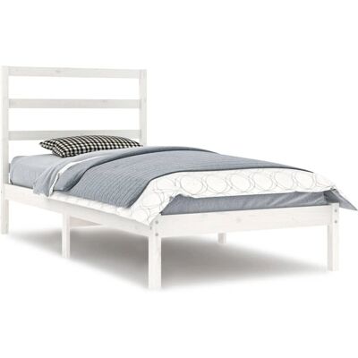 vidaXL Bettgestell 90x200cm Modern Massiv Kiefernholz vidaXL Bettgestell 90x200cm Modern Massiv Kiefernholz