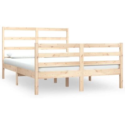 vidaXL Sängestomme i Massivt Furu 135x190 cm - Dubbelsäng vidaXL Sängestomme i Massivt Furu 135x190 cm - Dubbelsäng