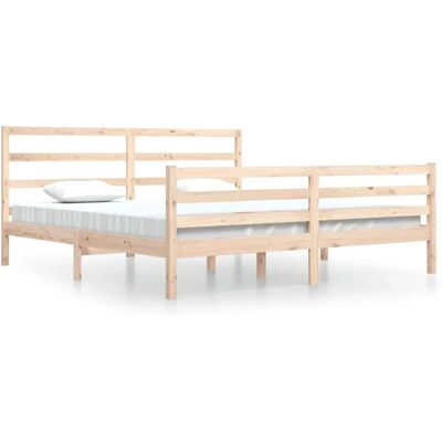 vidaXL Bettgestell 200x200cm - Holzbett - Bettgestell vidaXL Bettgestell 200x200cm - Holzbett - Bettgestell