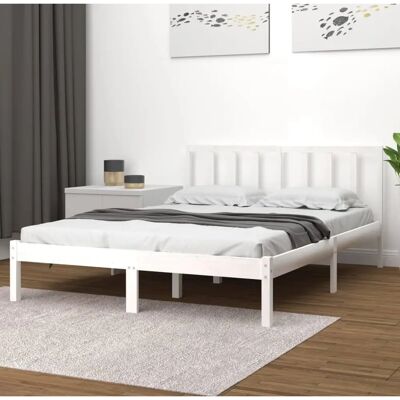 vidaXL Kiefernholz Bettgestell - 160x200cm - Holzbett vidaXL Kiefernholz Bettgestell - 160x200cm - Holzbett