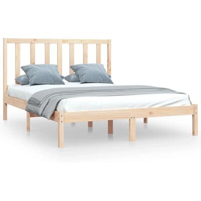 vidaXL Bettrahmen - Kiefer - Braun - 120x200cm - Bett vidaXL Bettrahmen - Kiefer - Braun - 120x200cm - Bett