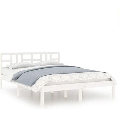 vidaXL Massiivipuutyyny sängynrunko 120x190 cm - Sängynrunko vidaXL Massiivipuutyyny sängynrunko 120x190 cm - Sängynrunko