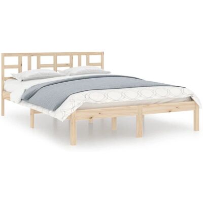vidaXL 3105425 Bettgestell - Einfaches Design für 200x200 cm Matratze vidaXL 3105425 Bettgestell - Einfaches Design für 200x200 cm Matratze