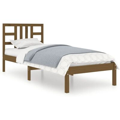 vidaXL Bettgestell Honigbraun 200x200 cm - Bettart vidaXL Bettgestell Honigbraun 200x200 cm - Bettart