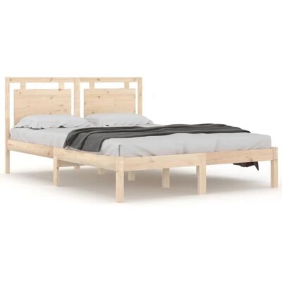 vidaXL Bettgestell Holzplattformbett - Bettart vidaXL Bettgestell Holzplattformbett - Bettart