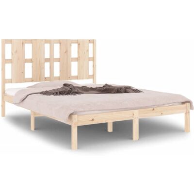 vidaXL 3105570 Bettrahmen - Rustik Unterstützung für 120x190 cm Matratzen vidaXL 3105570 Bettrahmen - Rustik Unterstützung für 120x190 cm Matratzen