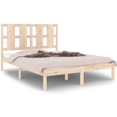 vidaXL Bettrahmen aus Massivkiefer 120x200 - Bettgestell vidaXL Bettrahmen aus Massivkiefer 120x200 - Bettgestell