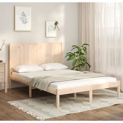 vidaXL Massiivipuurunko sänky 120x190 cm - Sänky vidaXL Massiivipuurunko sänky 120x190 cm - Sänky