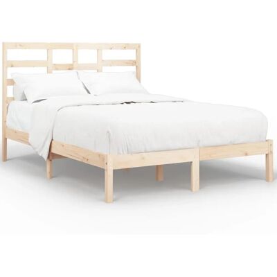 vidaXL Bettgestell - Massivholz 120x190 cm - Unterstützend & Modern vidaXL Bettgestell - Massivholz 120x190 cm - Unterstützend & Modern