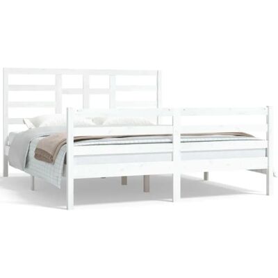 vidaXL Bettrahmen Massivholz 160x200 cm - Bettgestell vidaXL Bettrahmen Massivholz 160x200 cm - Bettgestell