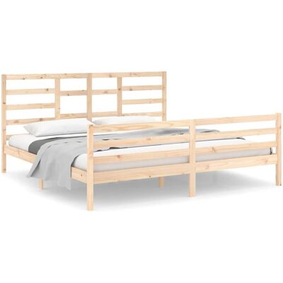 vidaXL 3105880 Bettgestell - Massivholz 200x200 cm vidaXL 3105880 Bettgestell - Massivholz 200x200 cm