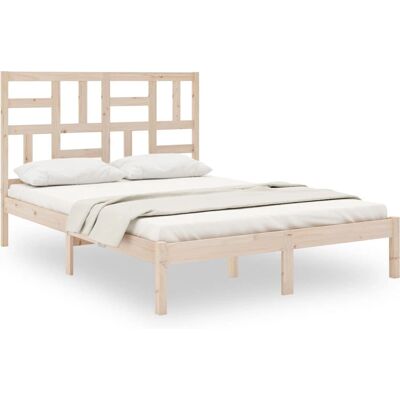 vidaXL Sängestomme - 135x190 cm - Luonnollinen mänty vidaXL Sängestomme - 135x190 cm - Luonnollinen mänty