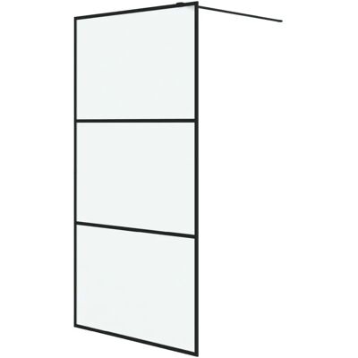 vidaXL Walk-in Duschwand Schwarz - 100x195 cm - Duschwand vidaXL Walk-in Duschwand Schwarz - 100x195 cm - Duschwand