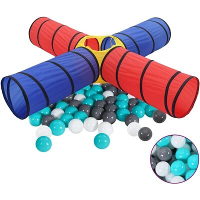 vidaXL Spilletunnel med 250 baller - Multifarvet vidaXL Spilletunnel med 250 baller - Multifarvet