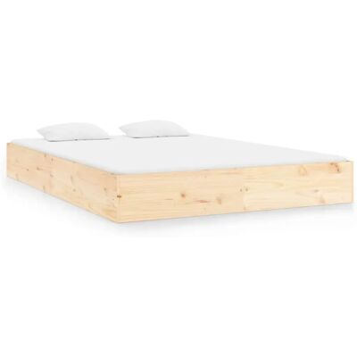 vidaXL Massivholzbettgestell 200x200 cm - Schlafzimmermöbel vidaXL Massivholzbettgestell 200x200 cm - Schlafzimmermöbel