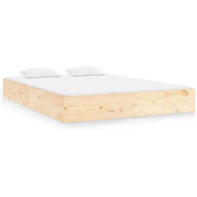 Struttura letto vidaXL - 120x200 cm Legno massiccio Mobili da camera Struttura letto vidaXL - 120x200 cm Legno massiccio Mobili da camera