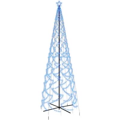 vidaXL Sininen LED joulukuusi kartiomaisena 1400 LED 160x500 cm vidaXL Sininen LED joulukuusi kartiomaisena 1400 LED 160x500 cm