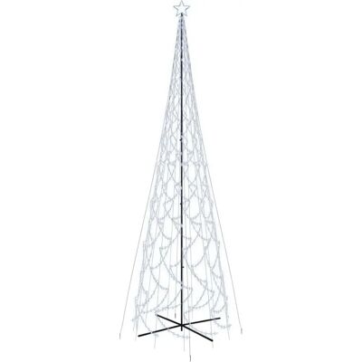 vidaXL Weißer Kegel Weihnachtsbaum - 3000 LED, 230x800 cm vidaXL Weißer Kegel Weihnachtsbaum - 3000 LED, 230x800 cm