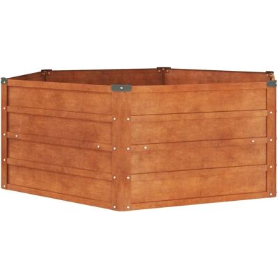 vidaXL Hochbeet Rostig 129x129x45 cm Cortenstahl - Hochbeet vidaXL Hochbeet Rostig 129x129x45 cm Cortenstahl - Hochbeet