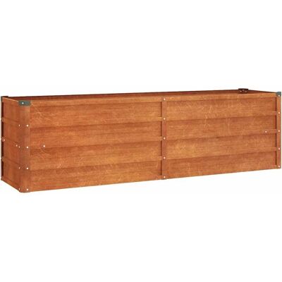 vidaXL Cortenstahl Hochbeet 160x40x45 cm - Gartenhochbeet vidaXL Cortenstahl Hochbeet 160x40x45 cm - Gartenhochbeet