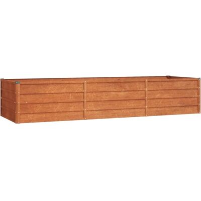 vidaXL Puutarhan kohotettu sänky Ruoste 240x80x45 cm Corten-teräs - Kohotettu sänky vidaXL Puutarhan kohotettu sänky Ruoste 240x80x45 cm Corten-teräs - Kohotettu sänky