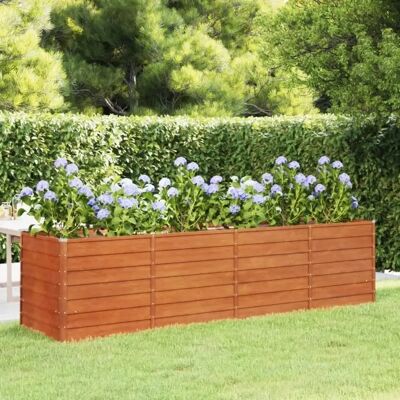 vidaXL Garten Hochbeet Rostig 320x80x77 cm - Garten Hochbeet vidaXL Garten Hochbeet Rostig 320x80x77 cm - Garten Hochbeet