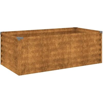 vidaXL Hochbeet 100x50x36 cm Cortenstahl - Garten Hochbeet vidaXL Hochbeet 100x50x36 cm Cortenstahl - Garten Hochbeet