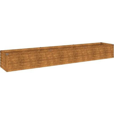vidaXL 291x50x36 cm Verhoogd Tuinbed van Cortenstaal - Tuin Bed vidaXL 291x50x36 cm Verhoogd Tuinbed van Cortenstaal - Tuin Bed