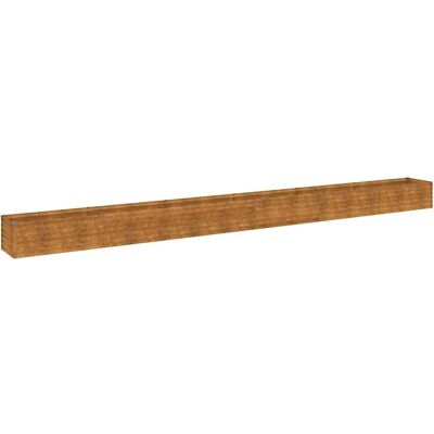vidaXL Havebed 580x50x36 cm Cortenstål - Udendørs Plantning vidaXL Havebed 580x50x36 cm Cortenstål - Udendørs Plantning