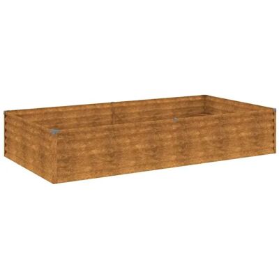 vidaXL Tuin verhoogd bed 195x100x36 cm Corten staal - Tuin verhoogd bed vidaXL Tuin verhoogd bed 195x100x36 cm Corten staal - Tuin verhoogd bed