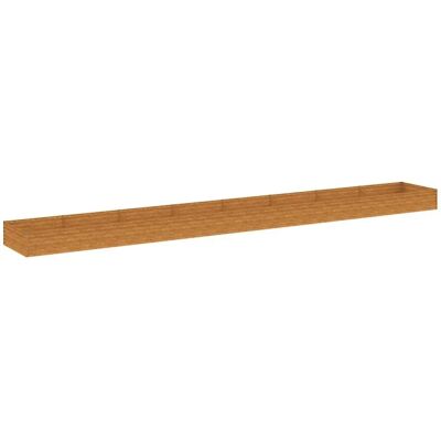 vidaXL Gartenhochbeet Pflanzkübel - Rostfreier Stahl, 770x100x36 cm vidaXL Gartenhochbeet Pflanzkübel - Rostfreier Stahl, 770x100x36 cm