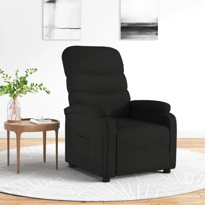 vidaXL Reclinerstol - Sort, Polstret, Stabil - Recliner Chair vidaXL Reclinerstol - Sort, Polstret, Stabil - Recliner Chair