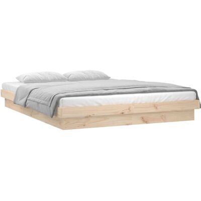 vidaXL LED Bettgestell mit RGB-Lichtern - Bett für 160x200 cm Matratze vidaXL LED Bettgestell mit RGB-Lichtern - Bett für 160x200 cm Matratze
