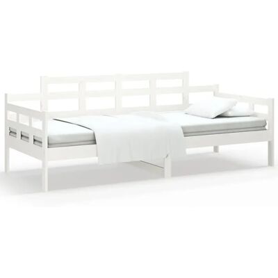 vidaXL 820338 Witte Slaapbank - Slaapbank vidaXL 820338 Witte Slaapbank - Slaapbank
