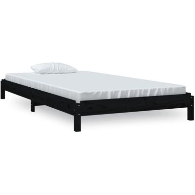 vidaXL Massives Kiefernholz Stapelbett - Platzsparendes Bett vidaXL Massives Kiefernholz Stapelbett - Platzsparendes Bett