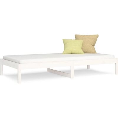 vidaXL 820413 Weißes Schlafsofa - Sofabett vidaXL 820413 Weißes Schlafsofa - Sofabett