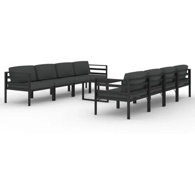 VidaXL Gartenset - Modular in Anthrazit VidaXL Gartenset - Modular in Anthrazit