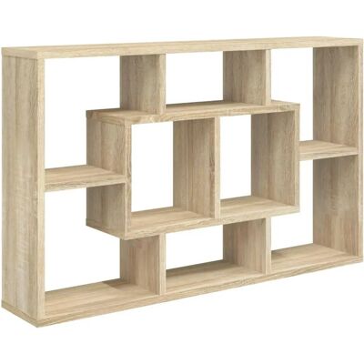 vidaXL Sonoma Eiken Wandrek - 85x16x52.5 cm vidaXL Sonoma Eiken Wandrek - 85x16x52.5 cm