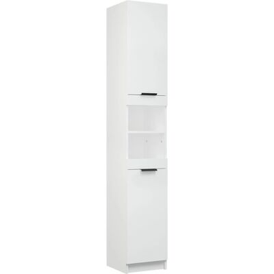 vidaXL 811322 Badezimmerunterschrank - Weiß Holzwerkstoff vidaXL 811322 Badezimmerunterschrank - Weiß Holzwerkstoff