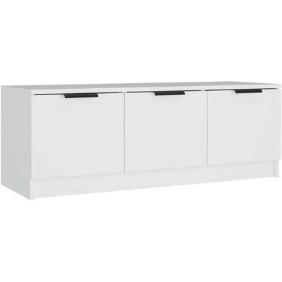 vidaXL Hvidt TV-møbel MDF - TV-møbel vidaXL Hvidt TV-møbel MDF - TV-møbel