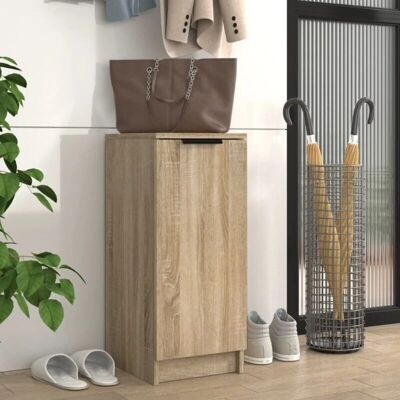 vidaXL Armoire à chaussures Chêne Sonoma - Rangement, 30x35x70 cm - Publicité vidaXL Armoire à chaussures Chêne Sonoma - Rangement, 30x35x70 cm - Publicité